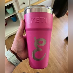 26 oz Prickly Pear Yeti Tumbler with straw lid